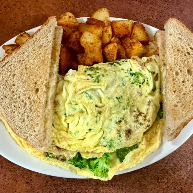Broccoli Omelet.
