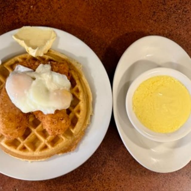 Chicken Waffle Benny.