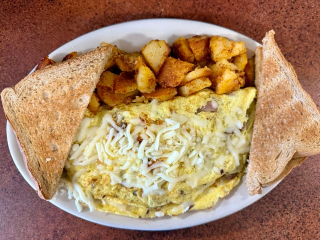 Mediterranean Omelet.