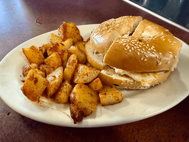 Egg & Cheese Sandwich.