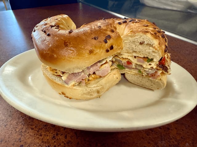 Western Breakfast Sandwich.