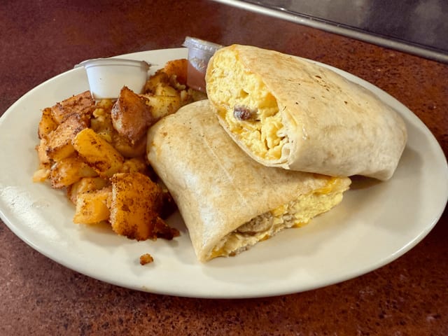 Sausage Burrito.