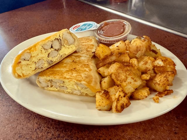 Chicken Burrito.