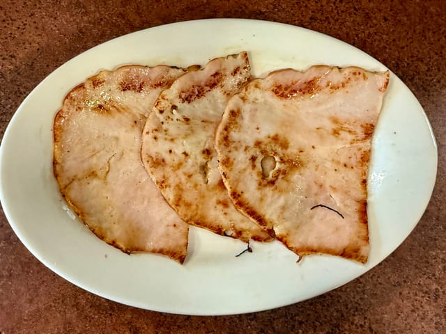 Side Sliced Turkey.
