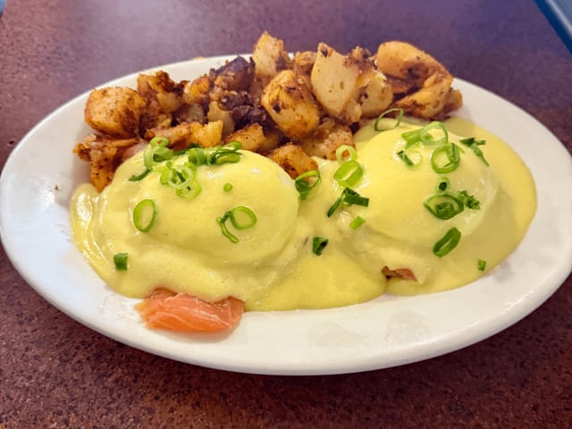 Smoked Salmon Benny.
