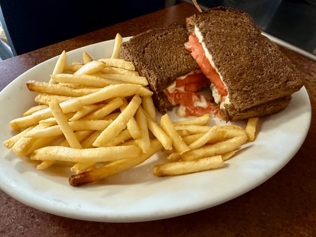 Grilled Cheese & Tomato Sandwich.