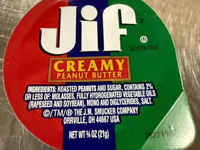 Side Peanut Butter.