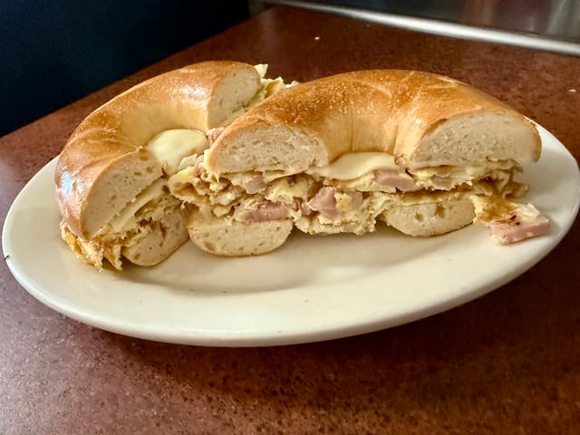 Eastern Breakfast Sandwich.