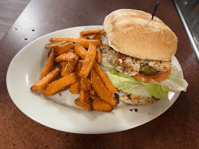 Grilled Chicken Sandwich.