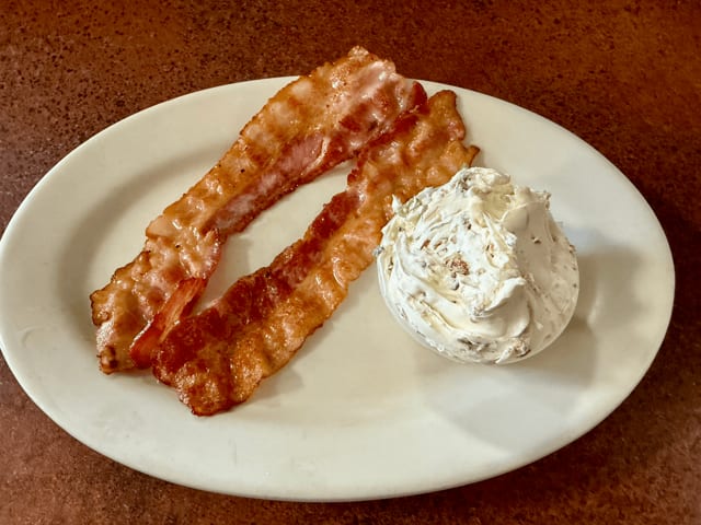 Side Bacon Scallion Cream Cheese.